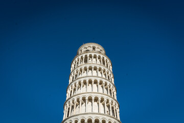 Low angle photo of Leaning Tower of Pisa