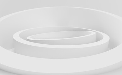 Obraz premium Abstract Architecture Background.3d Modern Rendering. 