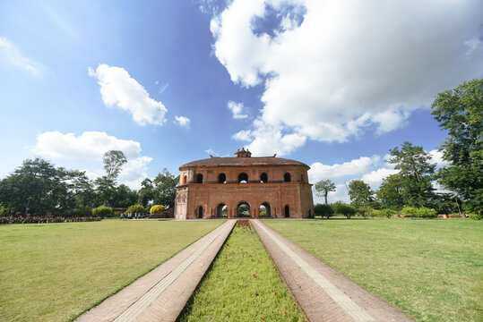 An ancient two-stored vintage building which once served as the royal sports- pavilion.