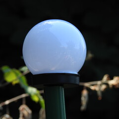 light bulb on a blue sky