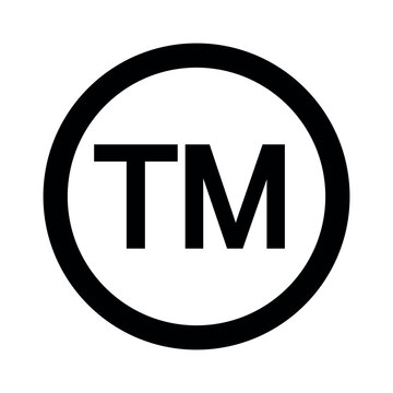 Trademark symbol (TM) in a circular design representing brand protection and trademark filing services.