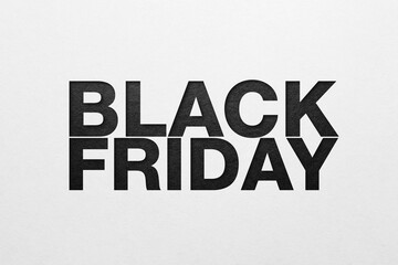Black friday poster.