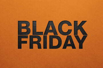 Black friday poster.