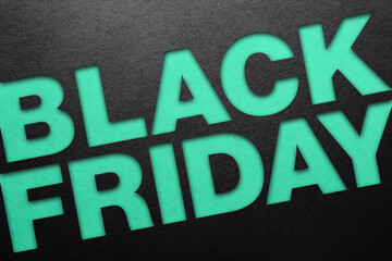 Black friday poster.
