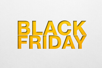 Black friday poster.