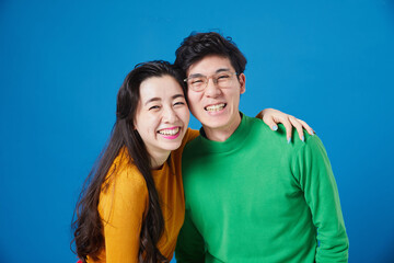 Portrait of young couples