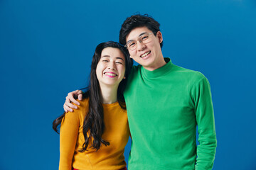 Portrait of young couples