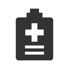 Obraz premium Medical file icon