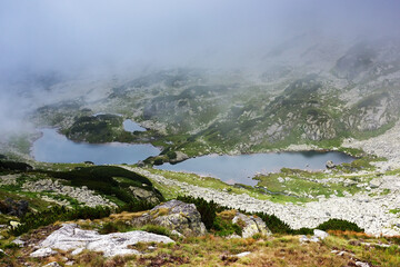 Summer landscape in Retezat Mountains, Romania, Europe
