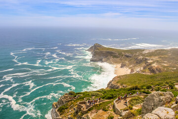 Aerial view of cape of good hope cape town