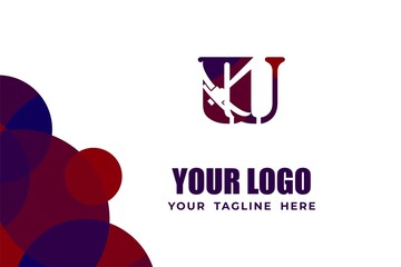 Colorful Monogram Alphabet Logo Template