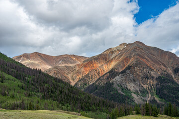 Fototapeta premium mountain landscape with clouds