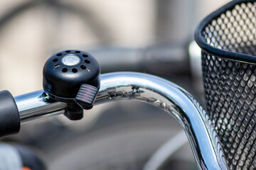 Beautiful bike bell ensures security in the road traffic for bikers and pedestrians with zero...