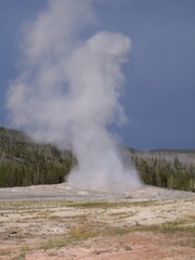 Yellowstone National Park geyser 2009