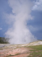 Yellowstone National Park geyser 2009