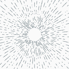 Obraz premium Star burst design element on white background