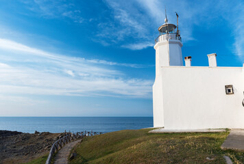 Lighthouse at Inceburun, Sinop. Turkey.