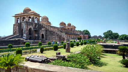 The Jahaj Mahal (jahaj means Ship, Mahal means Building) build in 15th century is situated at Mandu, Mandavgarh, Madhya pradesh, India
