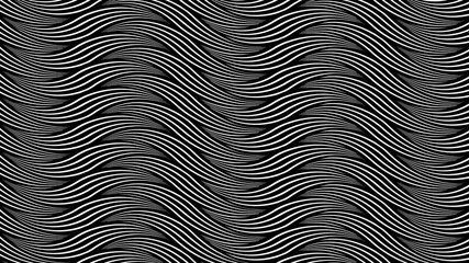 Beautiful and unusual vector background of randomly interwoven wave lines.