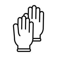 rubber gloves accessory line style