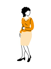 secretary worker using face mask during pandemic