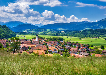 Altstädten bei Sonthofen, Allgäu, Bayern, Deutschland