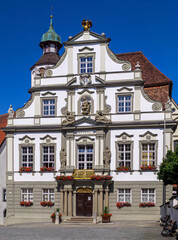 Fototapeta na wymiar Rathaus in Wangen im Allgäu, Baden-Württemberg, Deutschland