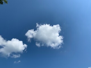 blue sky with clouds