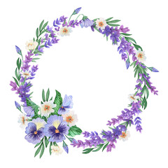 Wreath of lavender
