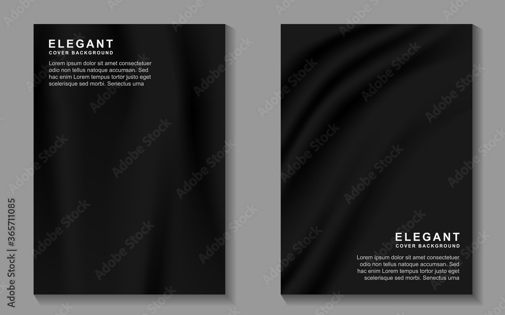 Poster elegant cover poster background with smooth and soft silk fabric texture. clean wave and curve graph