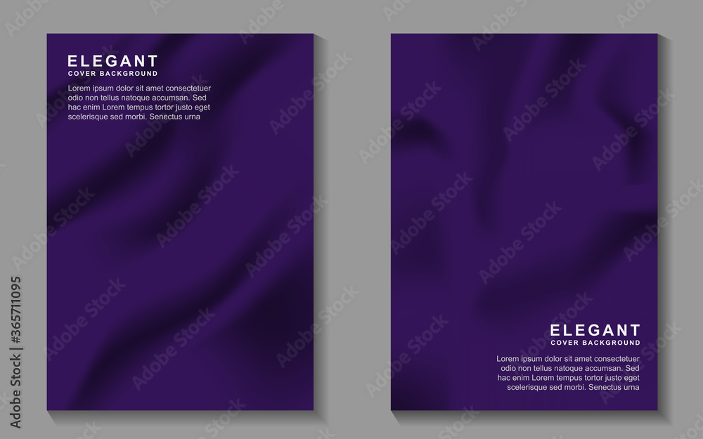 Aufkleber elegant cover poster background with smooth and soft silk fabric texture. clean wave and curve graph