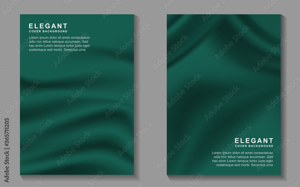 Poster elegant cover poster background with smooth and soft silk fabric texture. clean wave and curve graph