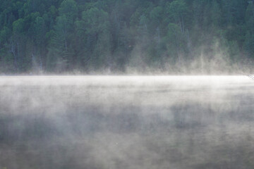 Misty Morning  in Mont Tremblant National Park-Canada