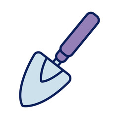 spatula gardening tool line and fill style icon