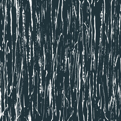 Scribble texture on dark background. Seamless pattern with rough hatching