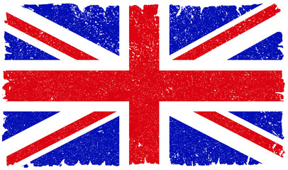 Grunge flag of United Kingdom.
