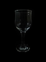 empty wine glass