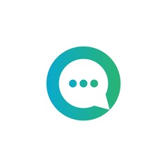 Obraz premium Speech bubble icon Logo