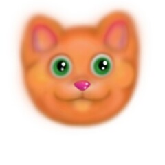 watercolor paint cat