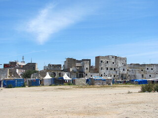 On the street of Casablanca, Morocco