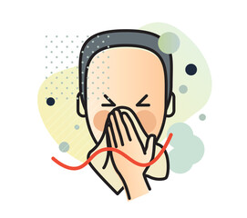 Sneeze - Use Tissue while Sneezing  - Icon
