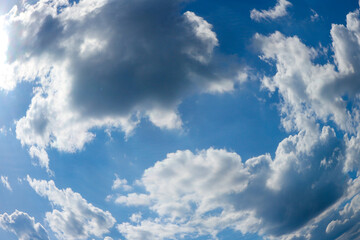 blue sky with clouds