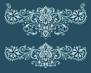 Vector ornamental vintage design elements