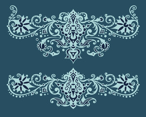 Vector ornamental vintage design elements