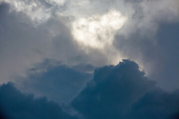 Turbulent Sky with Threatening Clouds