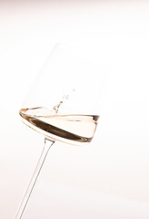 white wine in a glass