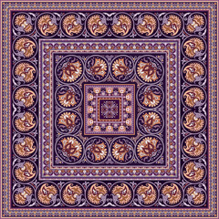 Vector decorative ethnic ornamental illustration