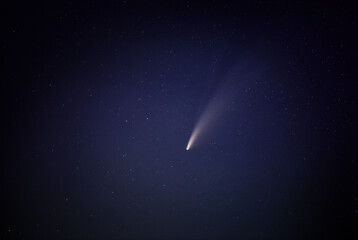 Comet Neowise photographed in Northern Ontario Canada July 17th 2020.