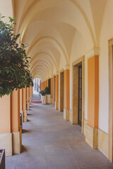 corridor in the old town of gdansk