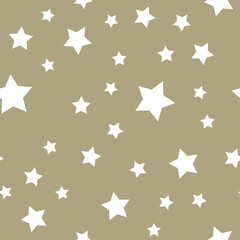 Stars seamless pattern. Backdrop texture for Christmas design. Continuous background.